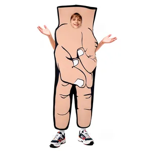 Costume drôle de geste de main géante en éponge pour enfants pour Halloween