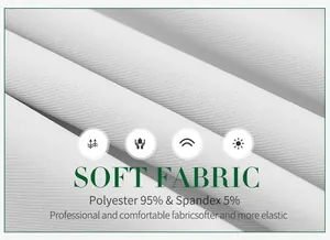 Detail of soft 95% polyester fabric with high elasticity and professional knitting texture
