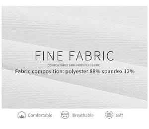 Détail de tissu 88% polyester et 12% élasthanne montrant une texture douce et aérée