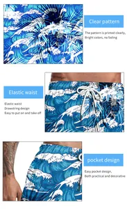 Dettaglio di vita elastica, coulisse e tasche laterali dei pantaloncini da spiaggia