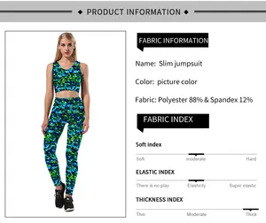 Détail de la composition du tissu 88% polyester et 12% élasthanne pour combinaison 3D slim