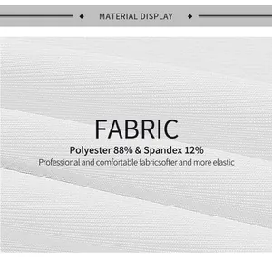 Makrodetail aus atmungsaktivem 88 % Polyester und 12 % Elasthan für Fußballtrikots