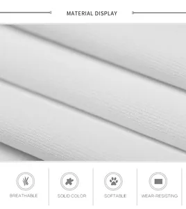 Detail showing the white textured knit fabric highlighting breathable and soft material