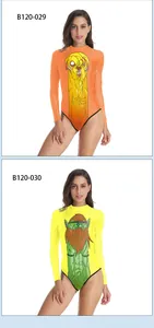 Comparaison détaillée des maillots de bain à manches longues avec motifs de monstres 3D