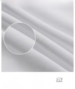 Detail of 100% polyester knit fabric for hoodies showing soft breathable texture