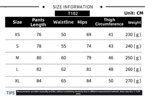 Size information chart for kids holiday sweatshirt and pants set from XS to XL