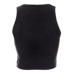 Débardeur Femme Saint Patrick Trèfle Porte-Bonheur Impression Numérique Coupe Ajustée Crop Top Sans Manches Fête Vêtement
