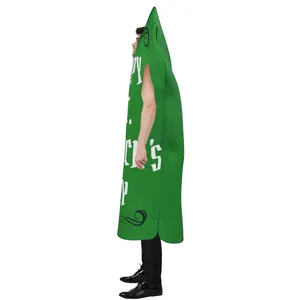 Déguisement vert de la Saint-Patrick avec imprimé festif pour défilés et fêtes de Noël