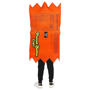 Déguisement humoristique de tasse de beurre de cacahuète pour enfants fête d'Halloween