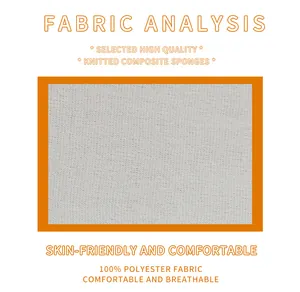 Détail du tissu éponge composite tricoté 100% polyester pour costume de monstre