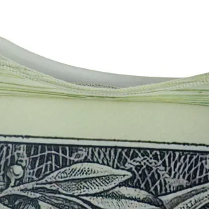 Costume de dollar d'Halloween avec imprimé billets et couture blanche à l'encolure