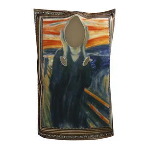 Halloween Mona Lisa digital print frame tunic costume for cosplay parties and stage events