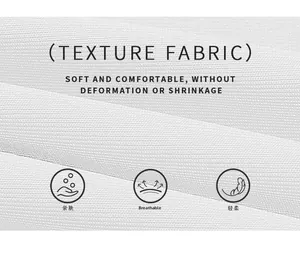 Close-up of white breathable textured fabric showing skin-friendly and soft knit material
