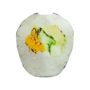 Realistic sushi roll print food costume for Halloween party made of digital composite cotton