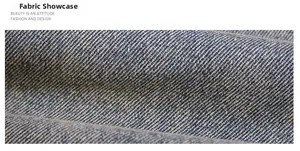 Detail show of premium twill denim fabric lining with durable texture for men's jeans
