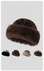 Detailed comparison of various leopard print faux fur winter hats in different shades