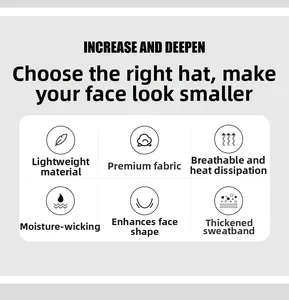 Breathable cotton baseball cap features with moisture-wicking fabric and thick sweatband
