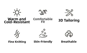 Features of warm knitted hat: 3D tailoring, fine knitting, breathable and skin-friendly fabric