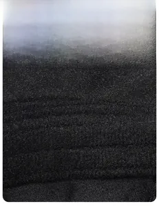 Detail of the thickened sweatband with moisture-wicking wool texture on the winter baseball cap