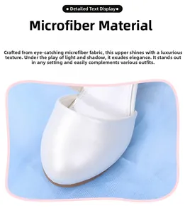 Detailed macro view of white microfiber leather upper with elegant pearl luster finish