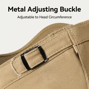 Casquette plate avec boucle métallique pour un ajustement de taille personnalisé