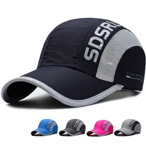 Outdoor Quick Dry Baseball Cap Men Women Breathable Mesh Sun Hat Summer Running Fishing Hiking Sport Hat Adjustable Cotton Cap