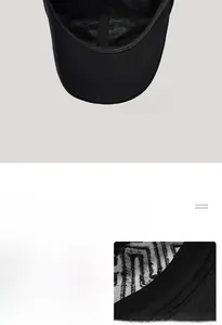 Close-up of black breathable mesh fabric and moisture-wicking sweatband on baseball cap