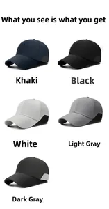 Detail of five baseball caps showing laser-cut breathable holes and quick-dry fabric