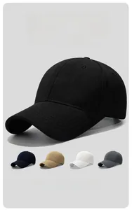 Classic cotton baseball cap with breathable vents and a variety of color options displayed