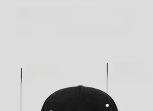Close-up of baseball cap crown with deep fit and adjustable wide circumference