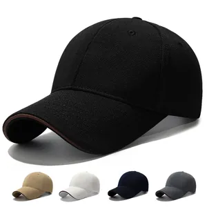 Berretto da Baseball Traspirante Regolabile per Testa Grande Uomo Donna Protezione Solare Tesa Sandwich Sport All'aperto