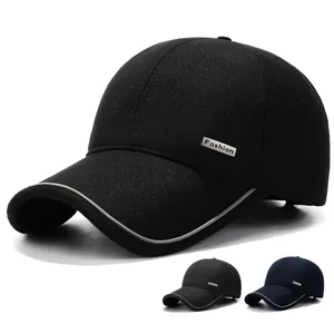 Herren Winter Warm Baseballkappe Mit Ohrenklappen Fleecegefüttert Winddicht Outdoor Thermomütze Für Vater Einstellbar