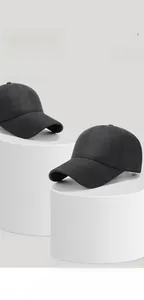 Detailed view of winter baseball cap with plush thick lining and plaid fabric texture