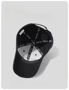 Close-up of baseball cap interior showing breathable white lining and NYCA reinforced tape