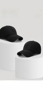 Detail of warm winter baseball caps with thick fleece lining and minimalist design