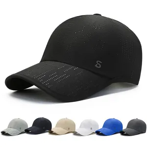 Casquette de Baseball en Maille à Séchage Rapide Respirante Protection Solaire Chapeau de Sport pour Hommes Femmes Nylon