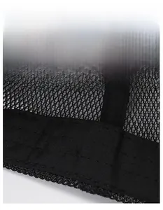 Detailed close-up of the wide breathable mesh sweatband inside the summer baseball cap