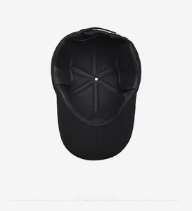 Detail view of thickened wool lining and ear protection inside the black winter cap
