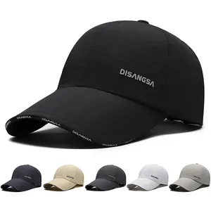 Unisex Waterproof Quick Dry Baseball Cap Lightweight Outdoor Sport Sun Hat Adjustable Nylon Snapback Hat For Men Women