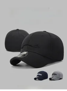 Détails de casquettes de baseball à bord court en coton avec broderie 3D en plusieurs couleurs