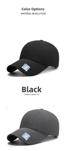 Details der Karostruktur und reflektierendes Logo auf schwarzen und grauen Caps