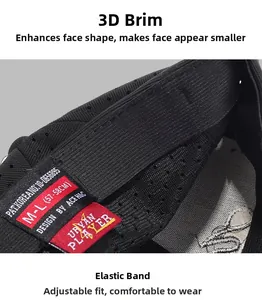 Detail view of the breathable mesh inner fabric and Urban Player label on the baseball cap