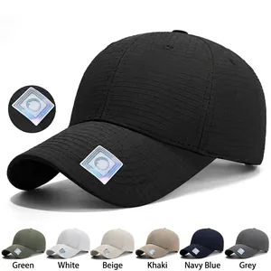 Gitterstruktur Hard Top Baseballkappe Verstellbare Outdoor Sonnenschutz Sport Hut Für Herren Damen Casual Fashion Snapback Cap