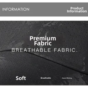Macro shot of black camouflage sports fabric with breathable micro-pores and soft texture