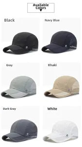 Casquette de sport en maille respirante disponible en six coloris pour l'extérieur