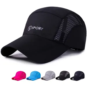 Quick Drying Mesh Baseball Cap Breathable Outdoor Sport Hat For Men Women Adjustable Sun Protection Running Golf Cap