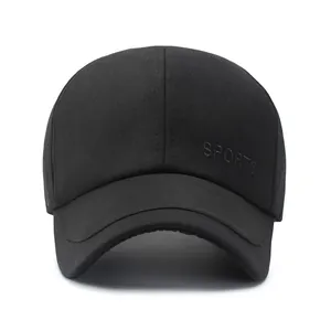 Casquette de Baseball en Coton Broderie Lettres Sports Chapeau Protection Solaire Extérieur Casual Réglable Trucker Cap Homme Femme