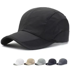 Casquette de Baseball de Sport en Maille à Séchage Rapide Pour Hommes Femmes Respirante Protection Solaire Réglable Chapeau de Randonnée
