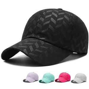 Casquette de Baseball Unisexe en Mélange de Coton Protection Solaire Réglable Chapeau de Soleil Sportif Mode Streetwear