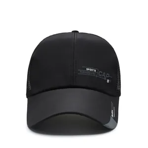 Men's Quick Dry Baseball Cap Breathable Mesh Sun Hat Extended Brim Adjustable Outdoor Fishing Sport Cap For Summer Women